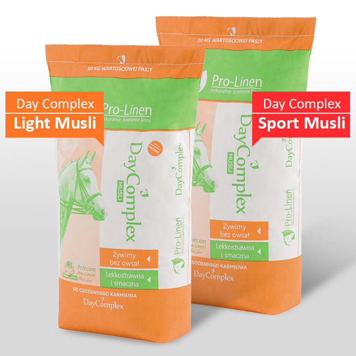 Pro-Linen® Day Complex Light Musli ™ 15 kg + Pro-Linen Day Complex Sport Musli™ 15 kg