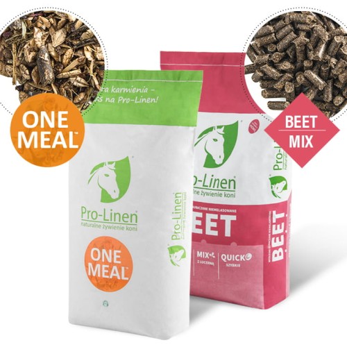  Pro-Linen®One Meal™ 15kg i Pro-Linen®Beet Mix™ 15kg