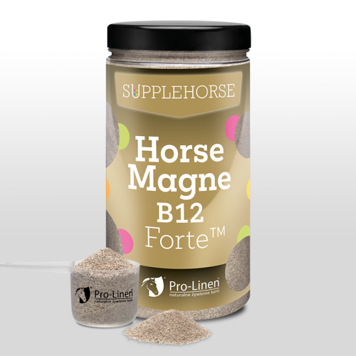 Pro-Linen®Horse Magne B12 Forte™ 1kg - wysoko wchłanialny magnez dla koni z witaminą B12 Pro Linen®