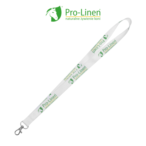 Pro-Linen® Smycz do kluczy™-biała