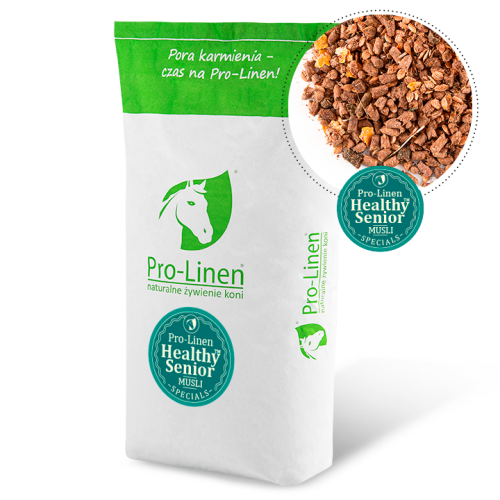 Pro-Linen® Healthy Senior musli™ 15kg- zdrowa pasza dla koni starszych 