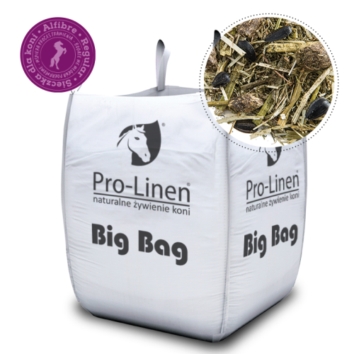 Pro-Linen® Alfibre Regular™350 kg - urozmaicona sieczka z lucerny dla koni