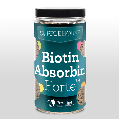 Pro Linen® Biotin Absorbin Forte™ 1kg - wysokowchłanialna biotyna dla koni z pirodyksyną