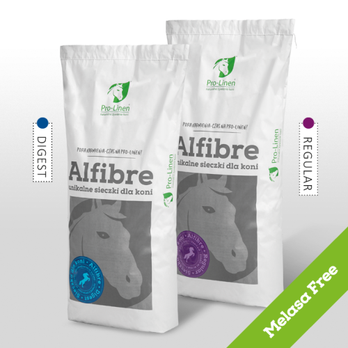 Pro-Linen®  Alfibre Digest™ 15 kg + Pro-Linen Alfibre Regular Melasa Free™ 15 kg