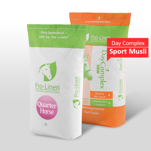 Pro-Linen® Quarter Horse Musli™ 15 KG + Pro-Linen® Day Complex Sport Musli™ 15 