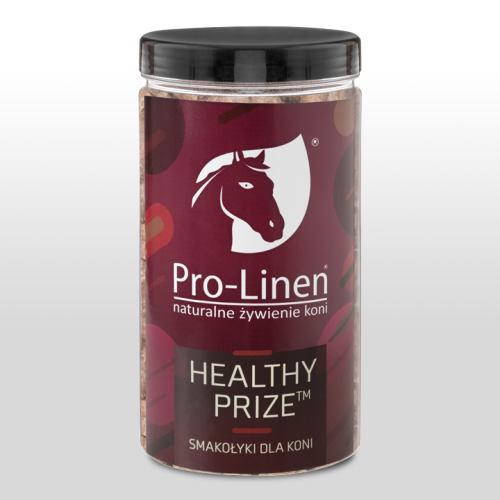 Pro-Linen® Healthy Prize™ – Jabłkowe smakołyki dla koni z acerolą i dziką różą 1kg